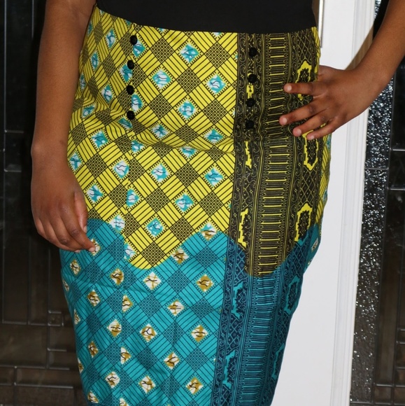 Sale Ankara Pencil skirt - Picture 2 of 5